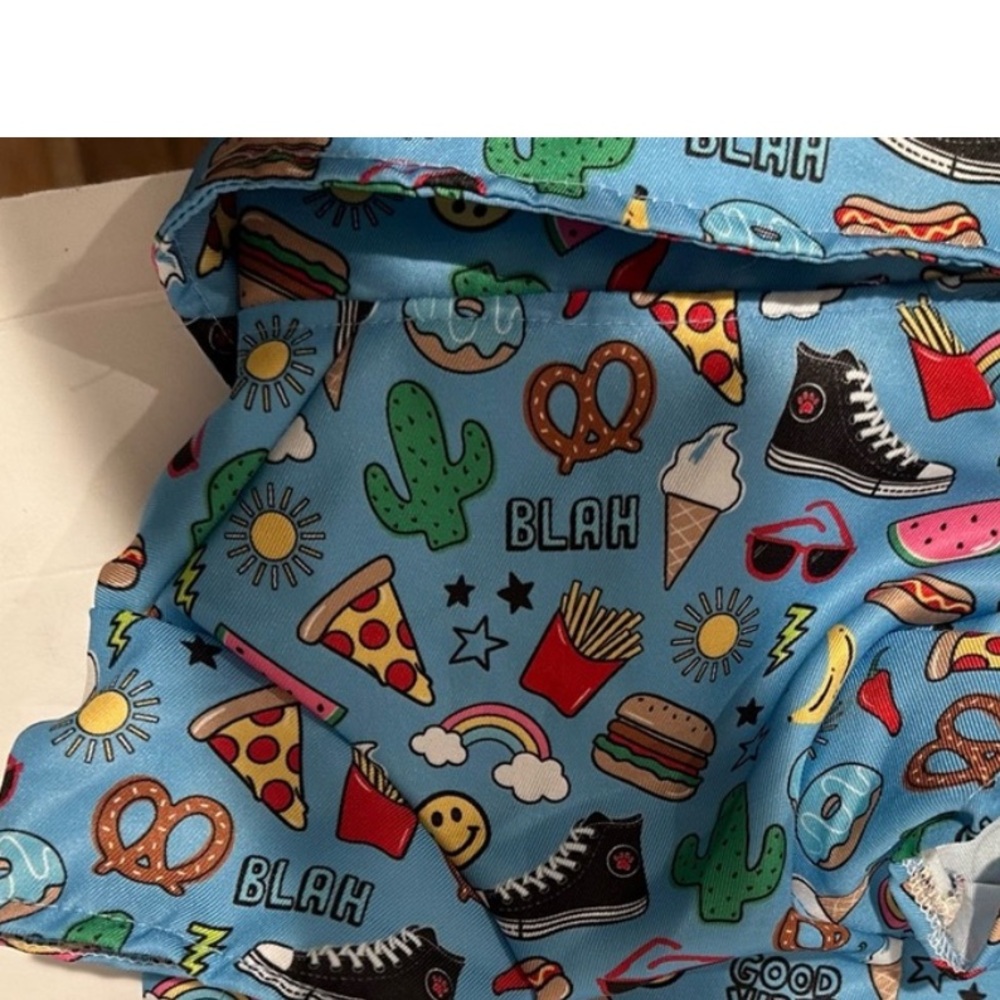 Blue Dog Clothing with Playful Design - Picture 9 of 10